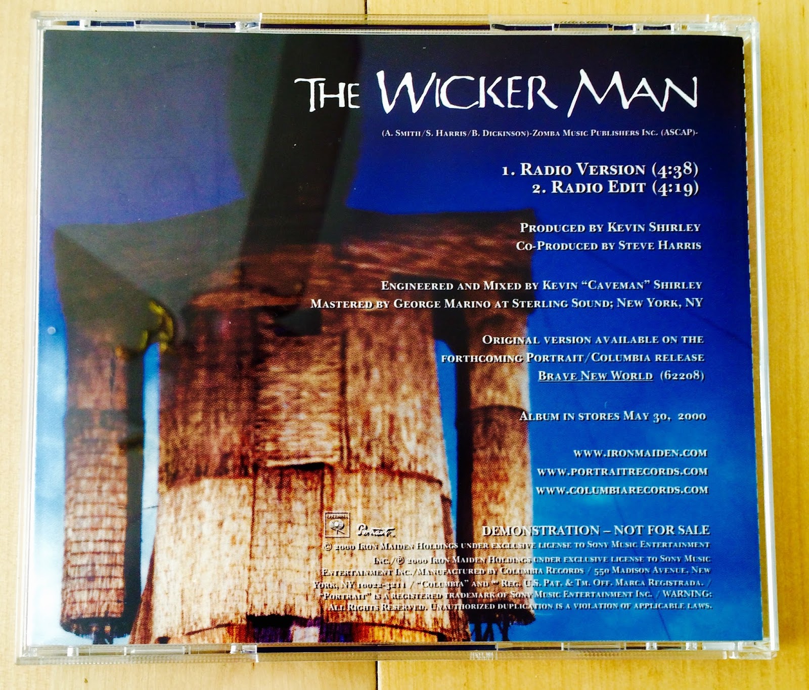 the wicker man single iron maiden